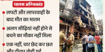 पालम अग्निकांड: जिन बच्चों को खिलाया था गोद में, उनकी किलकारी कानों में गूंज रही; बच्चों को याद कर भावुक हुए पड़ोसी
