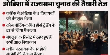राज्यसभा चुनाव से पहले सियासी हलचल: कांग्रेस ने ओडिशा के 8 विधायक कर्नाटक भेजे, क्रॉस वोटिंग का सता रहा डर