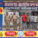 शक्तिनगर पुलिस का वारंटी-वांछितों के खिलाफ अभियान, पांच गिरफ्तार