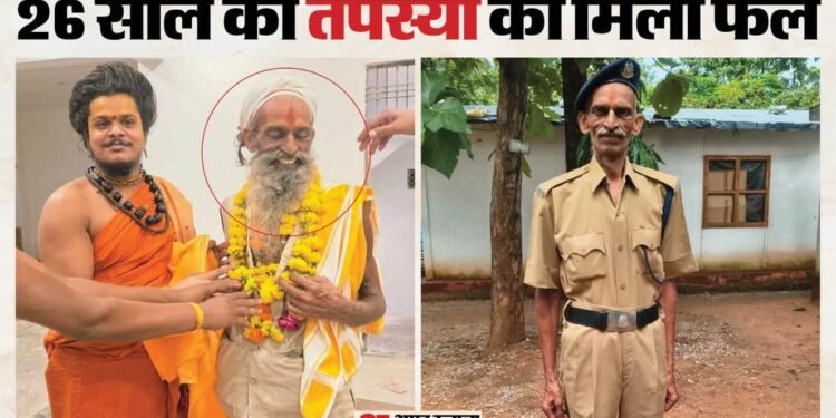 26 साल बाद फिर वर्दी में: संत बन चुके पूर्व जवान की हुई CRPF में वापसी, बर्खास्तगी के बाद बन गए थे संत