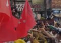 बिहार: पटना में एक बैरिकेड तोड़ आगे बढ़े AISA-RYA के प्रदर्शनकारी; डाकबंगला चौराहे की ओर आवाजाही प्रभावित